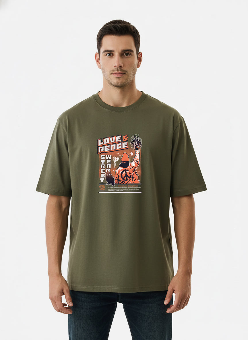 Men Oversized Cotton T-Shirt