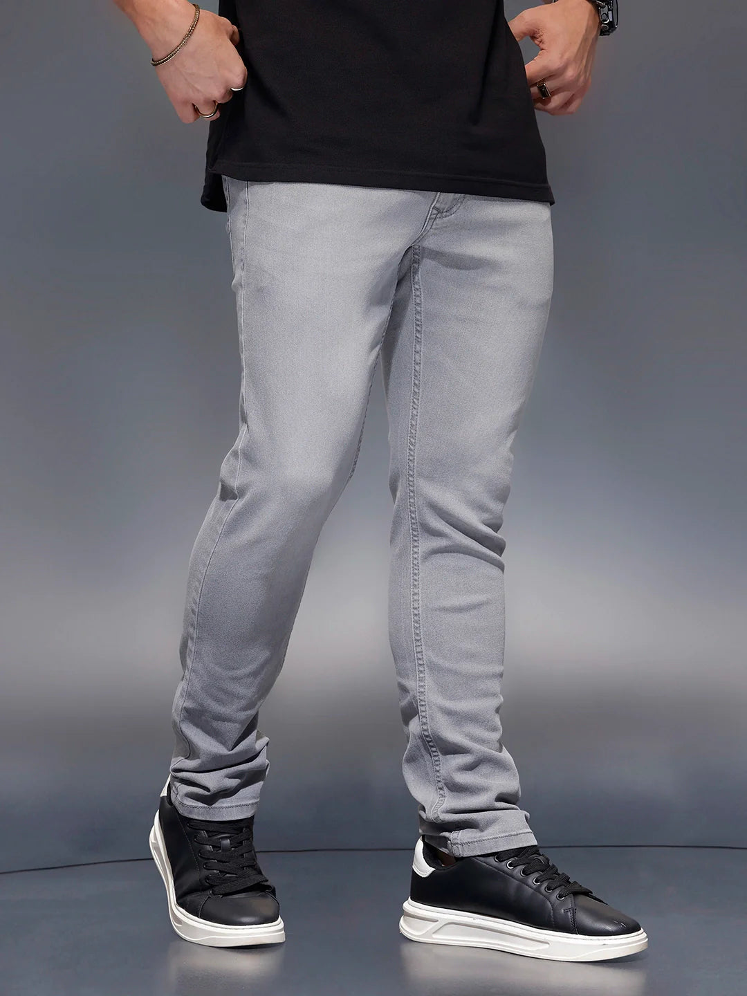 Classic Slim Fit Jeans   |  Grey