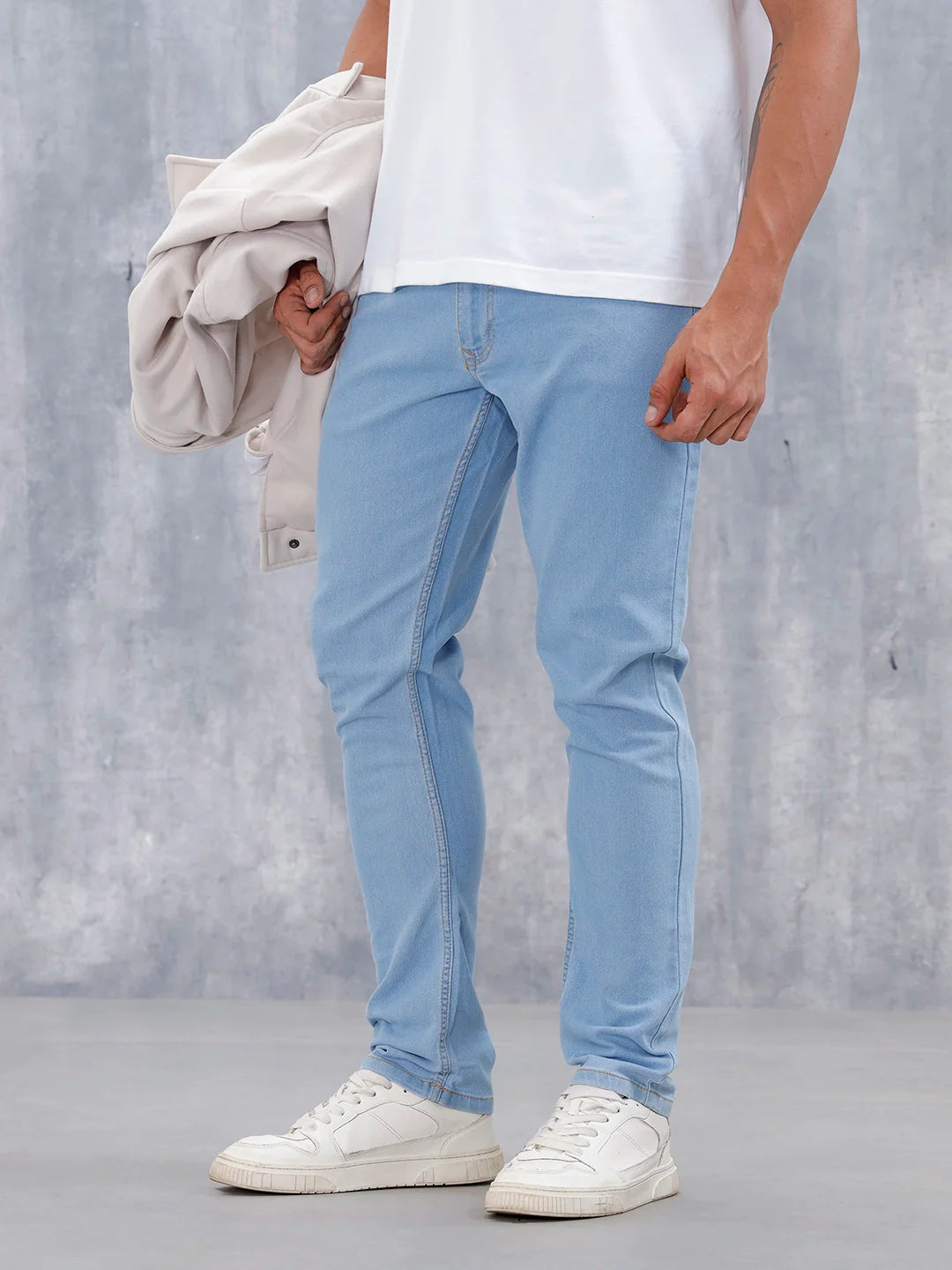 Men's Casual Slim Fit Jeans | Super Stone