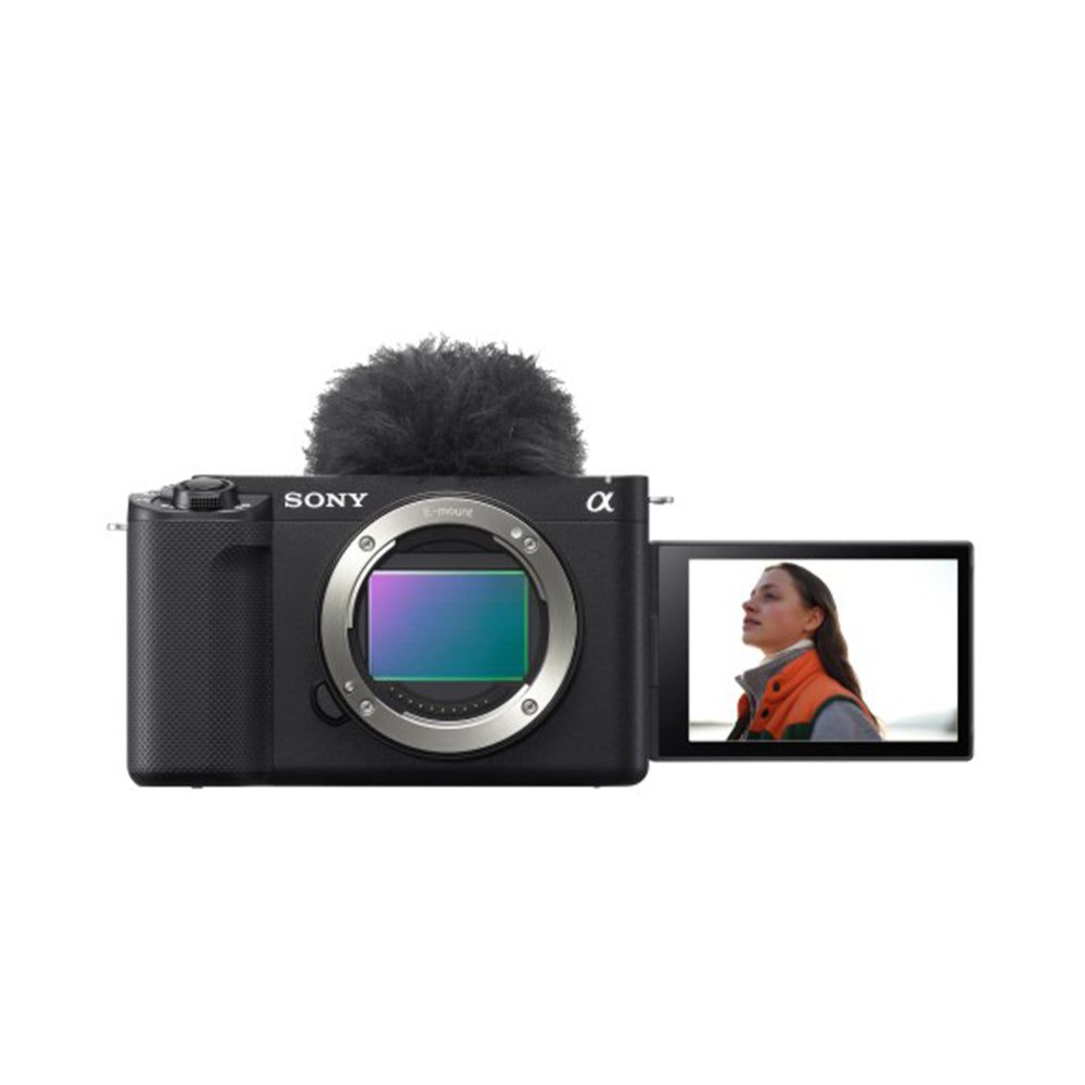 Sony Alpha ZV-E1 Full-Frame Interchangeable-Lens Mirrorless vlog Camera (Body Only) | Made for Creators | 12.1 MP | Artificial Intelligence based Autofocus | 4K 120p Recording - Black