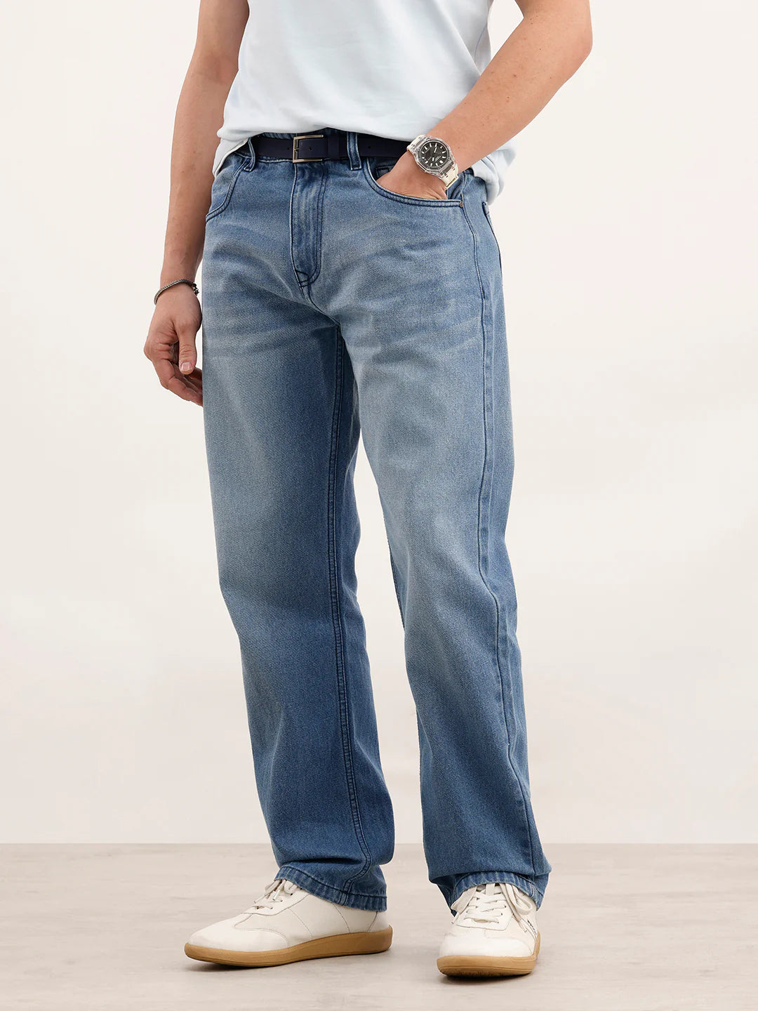 Anti Fit Denim Jeans  | Light Blue