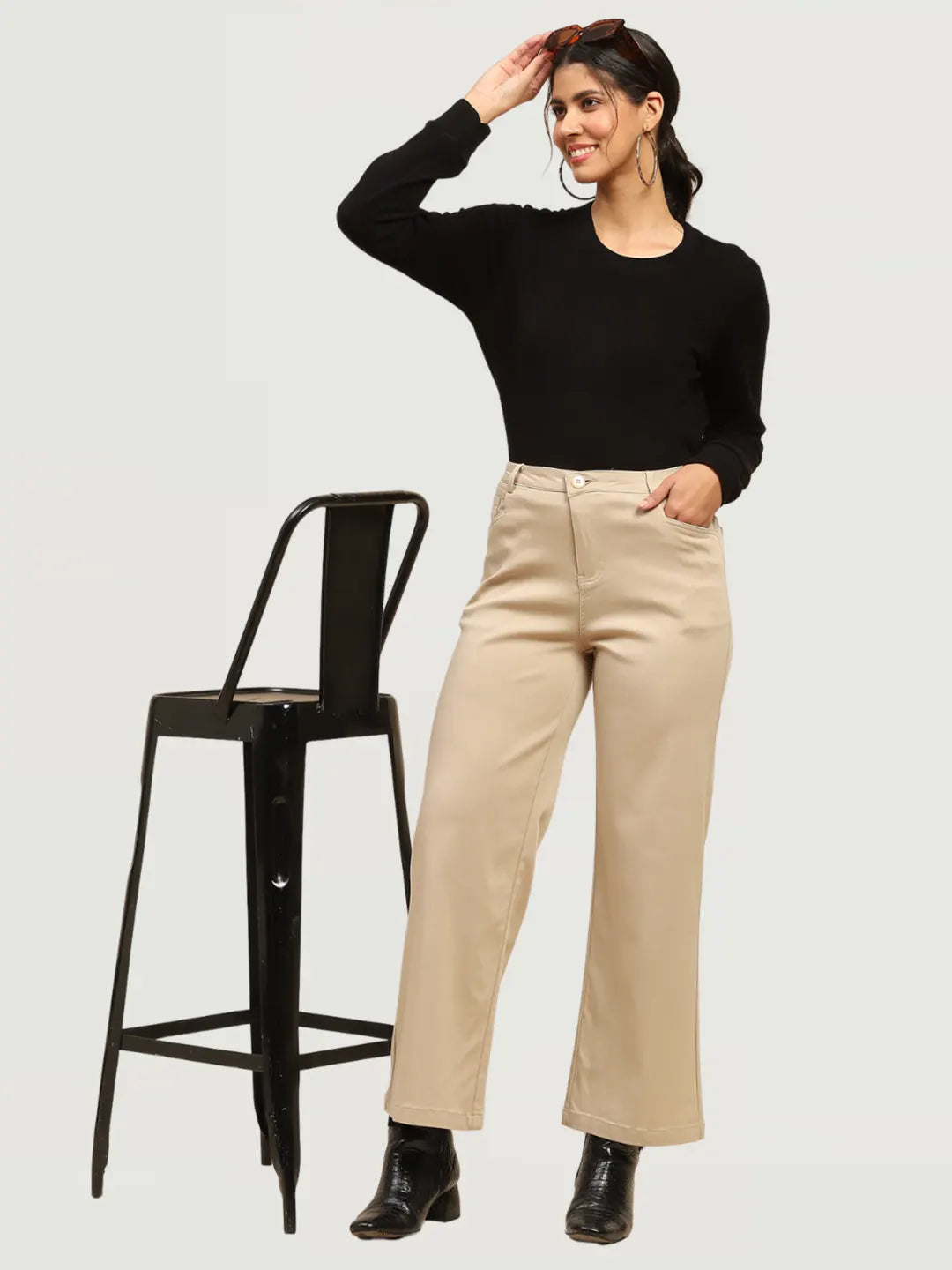 Stretchable Loose Fit Trouser