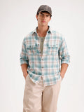 Comfort Fit Double Pocket Shirt  | Green