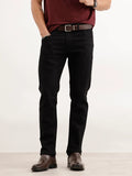Casual Light Fade Slim Fit Jeans | Black