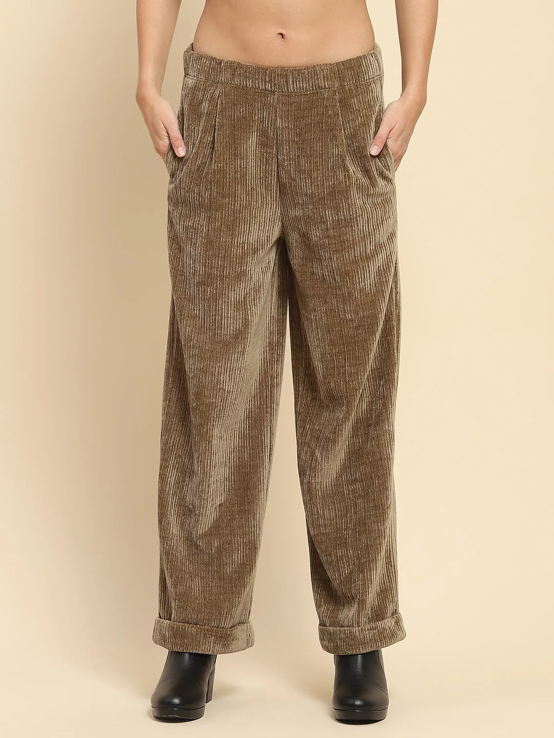 Olive Solid Loose Lower