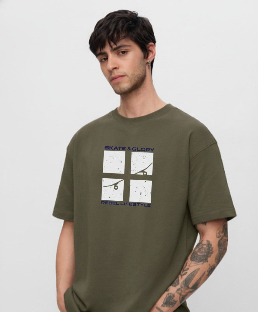 Men Oversized Cotton T-Shirt