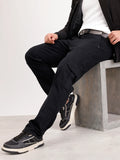 Relaxed Fit Denim Cargo  | Black