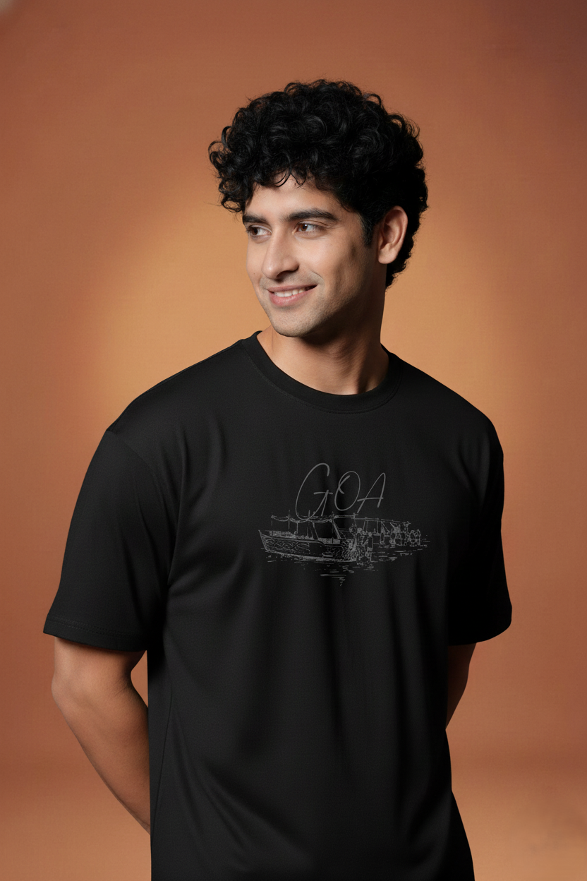 Men Printed Regular Cotton T-Shirt