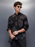 Men's Casual AOP Shirt   |  Black