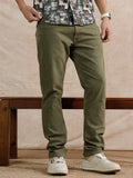 Casual Slim Fit Jeans | Olive