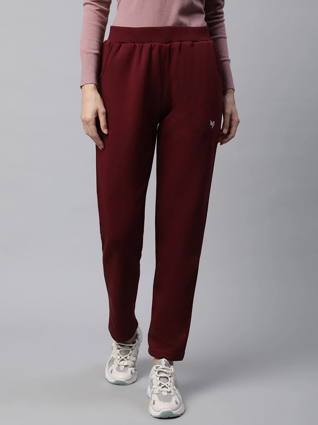 Wine Track Pants With Pockets