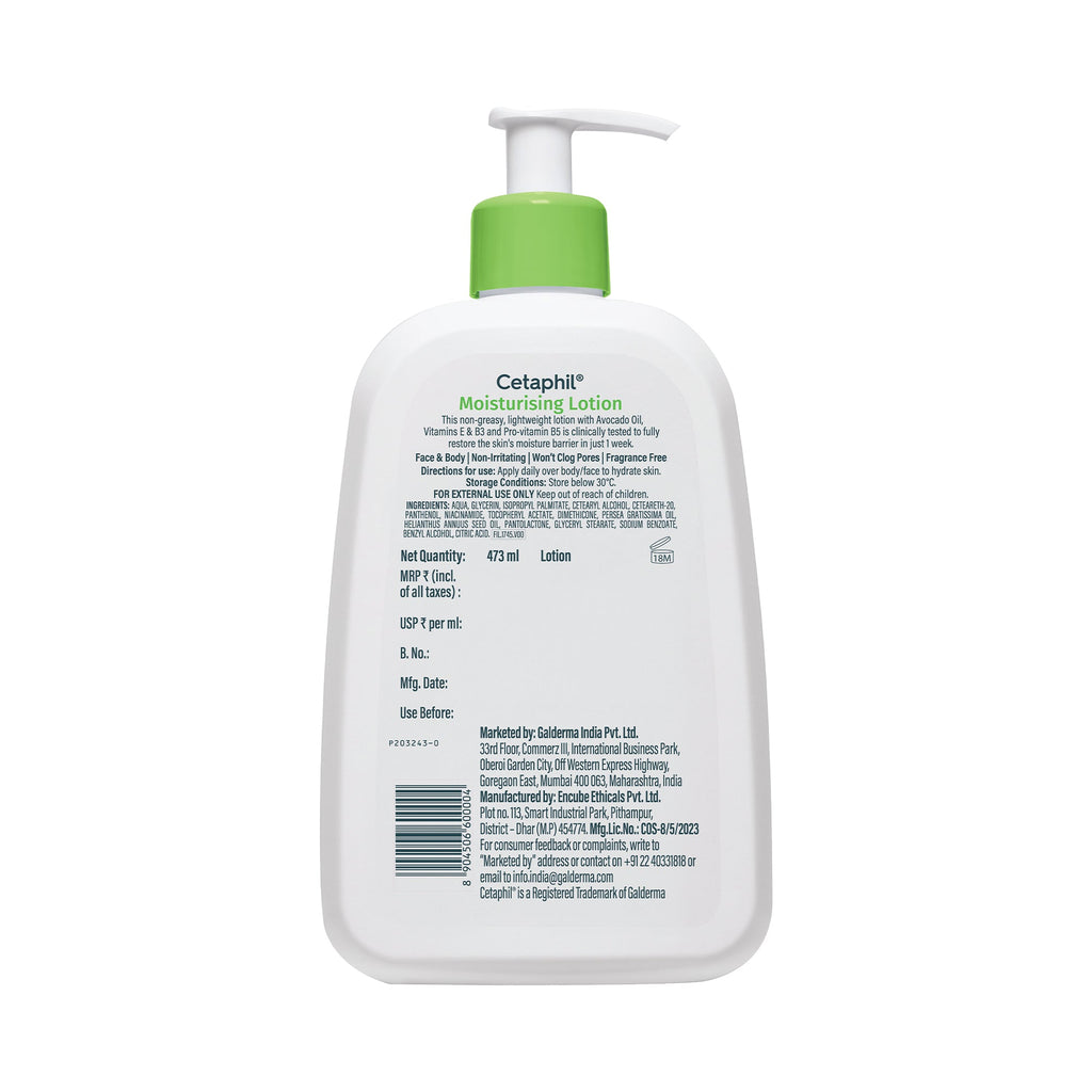 Cetaphil Moisturising Lotion 473 ml For Dry to Normal skin