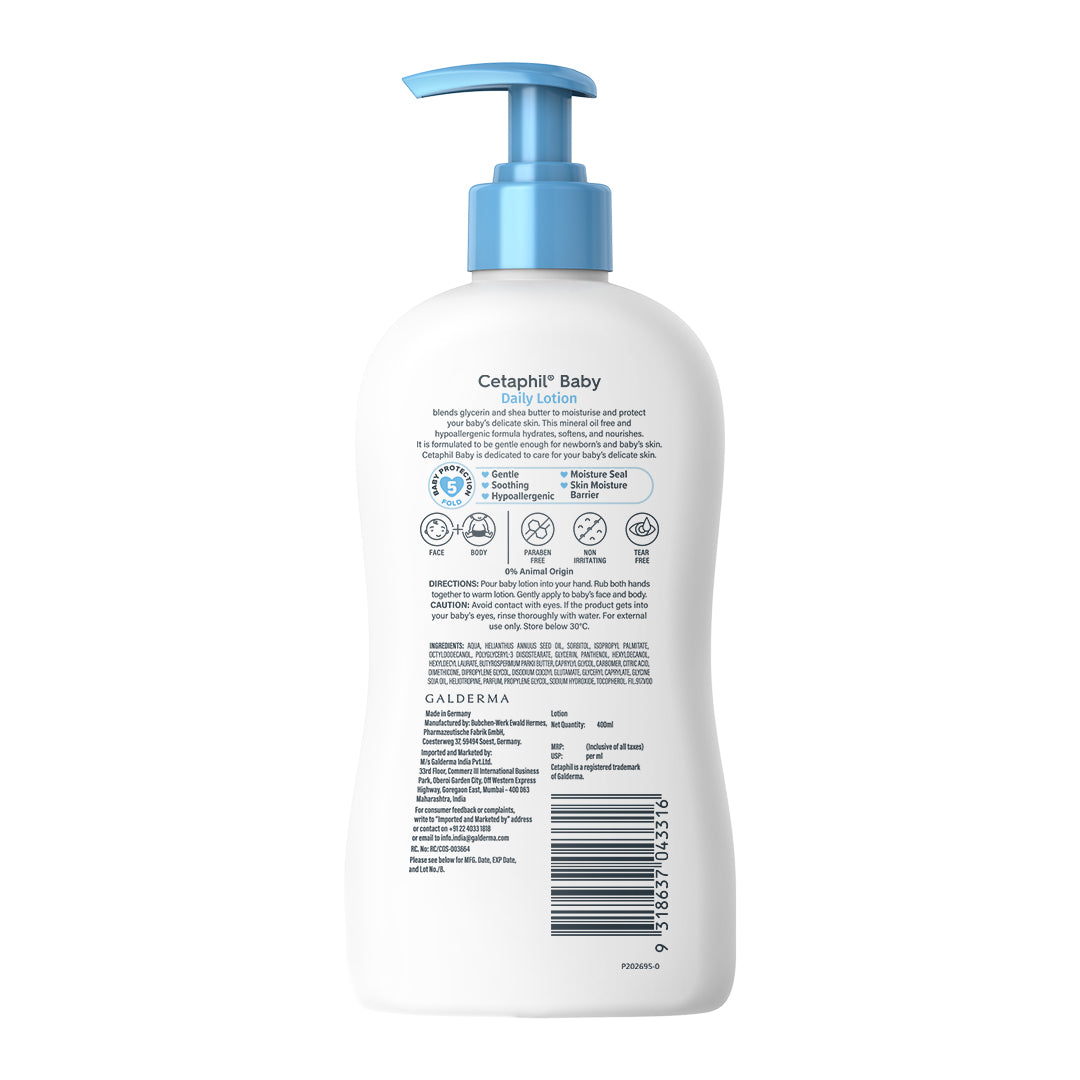 Cetaphil Baby Daily Lotion | Dermatologist Tested