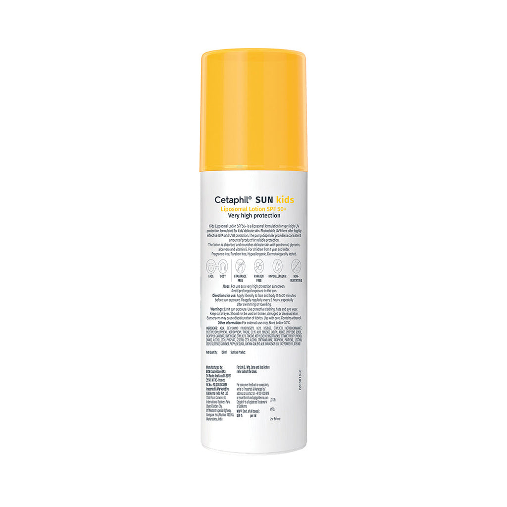 Cetaphil Sunscreen for Kids SPF 50+  | Dermat Tested