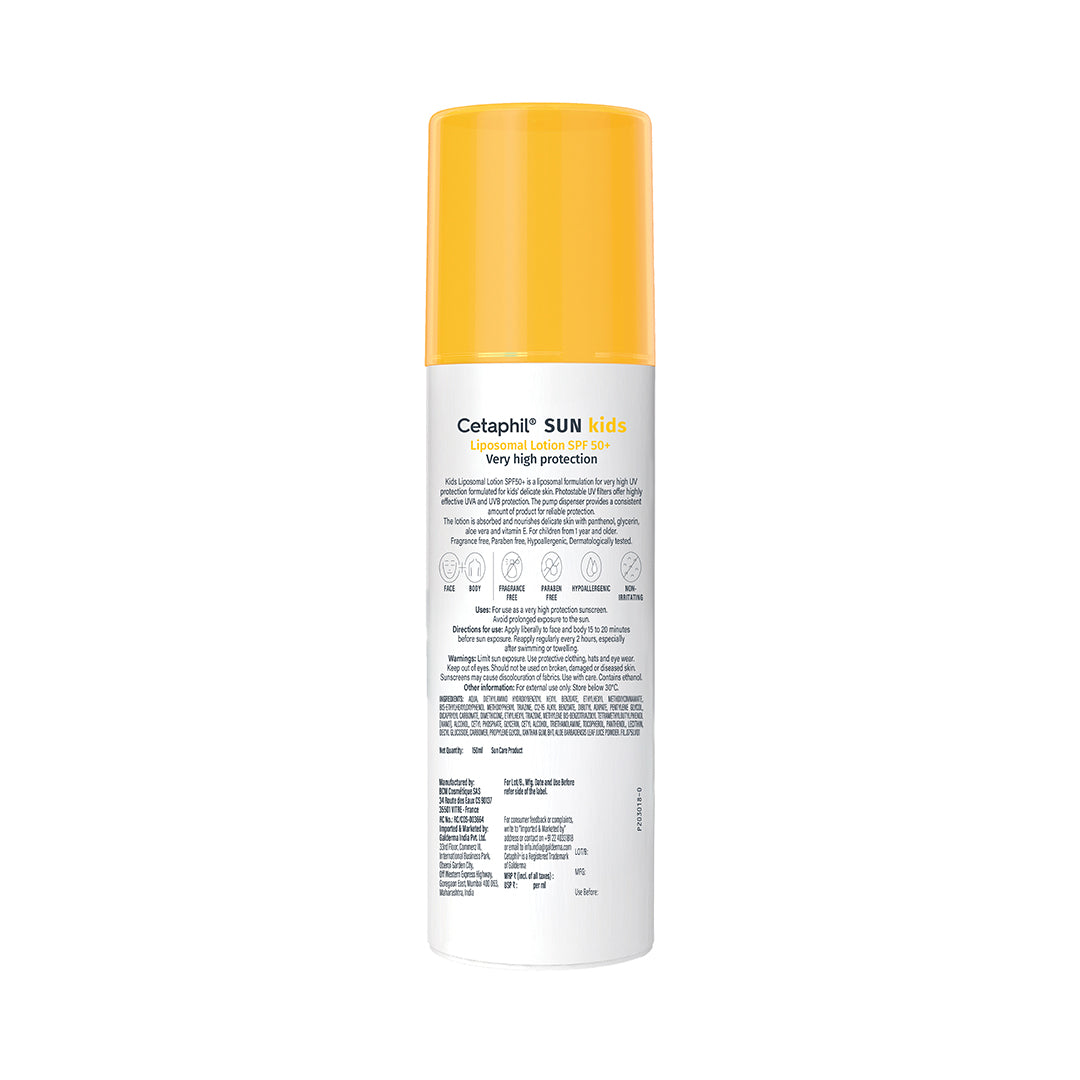 Cetaphil Sunscreen for Kids SPF 50+  | Dermat Tested