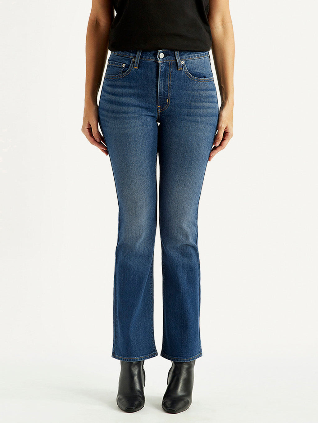 Women's 725 Dark Indigo Bootcut Fit High Rise Jeans