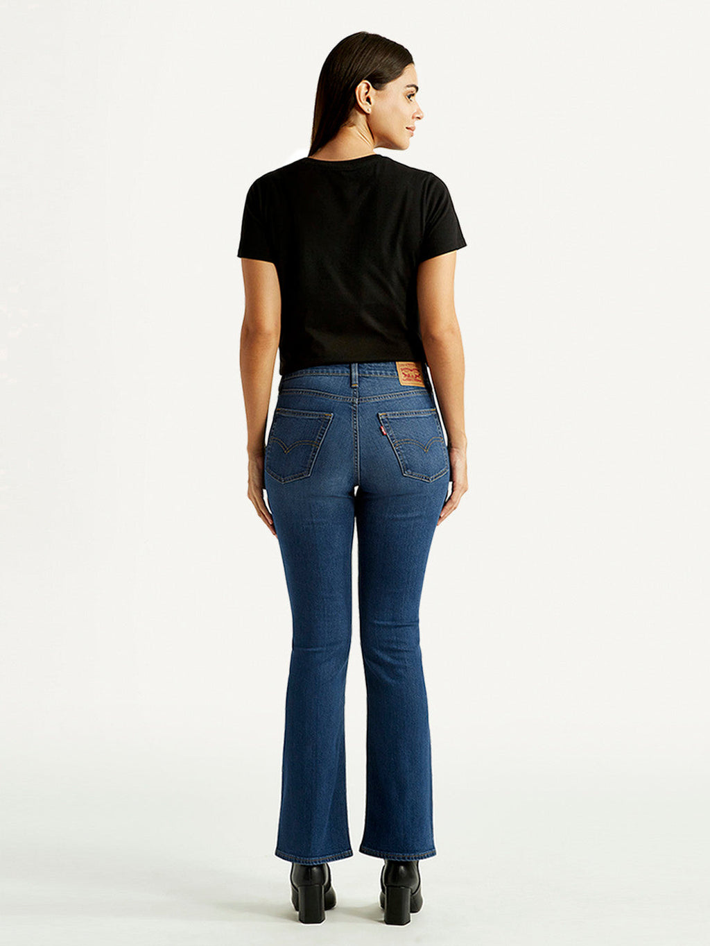Women's 725 Dark Indigo Bootcut Fit High Rise Jeans
