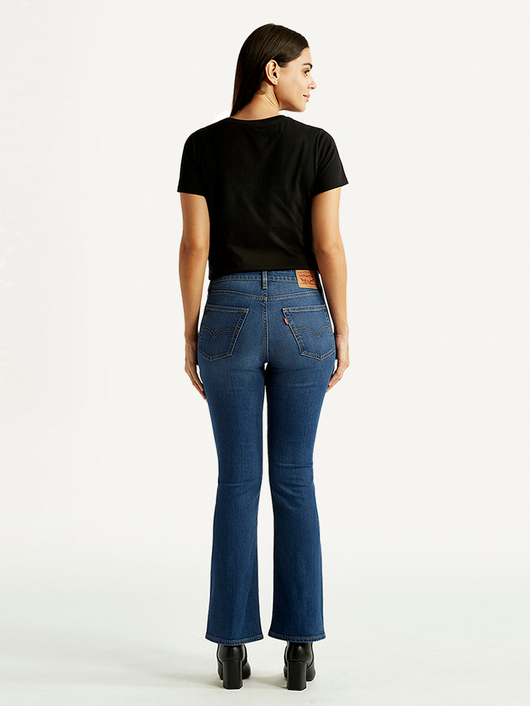 Women's 725 Dark Indigo Bootcut Fit High Rise Jeans