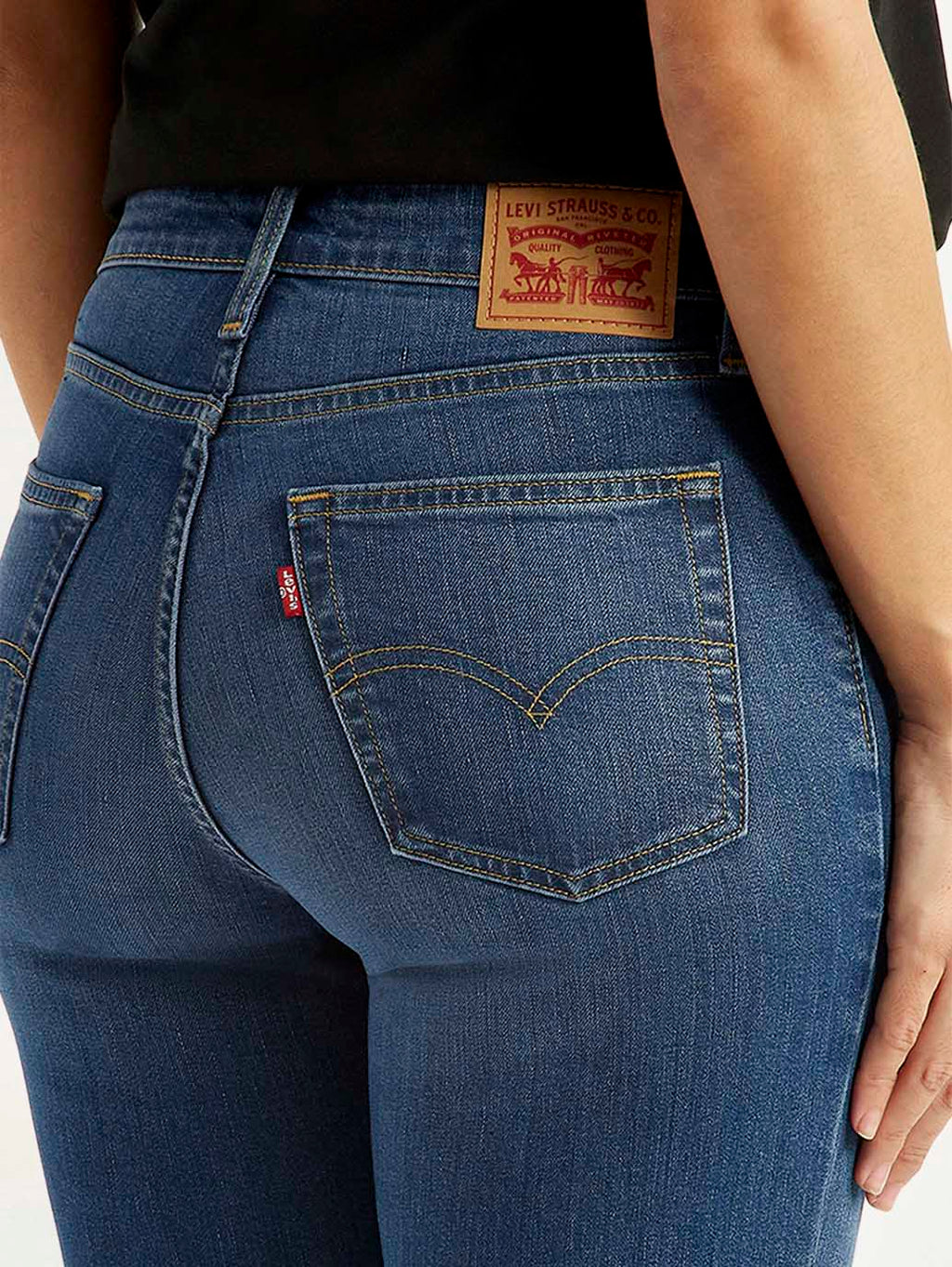 Women's 725 Dark Indigo Bootcut Fit High Rise Jeans