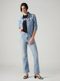 Women's 725 Light Blue Bootcut Fit High Rise Jeans