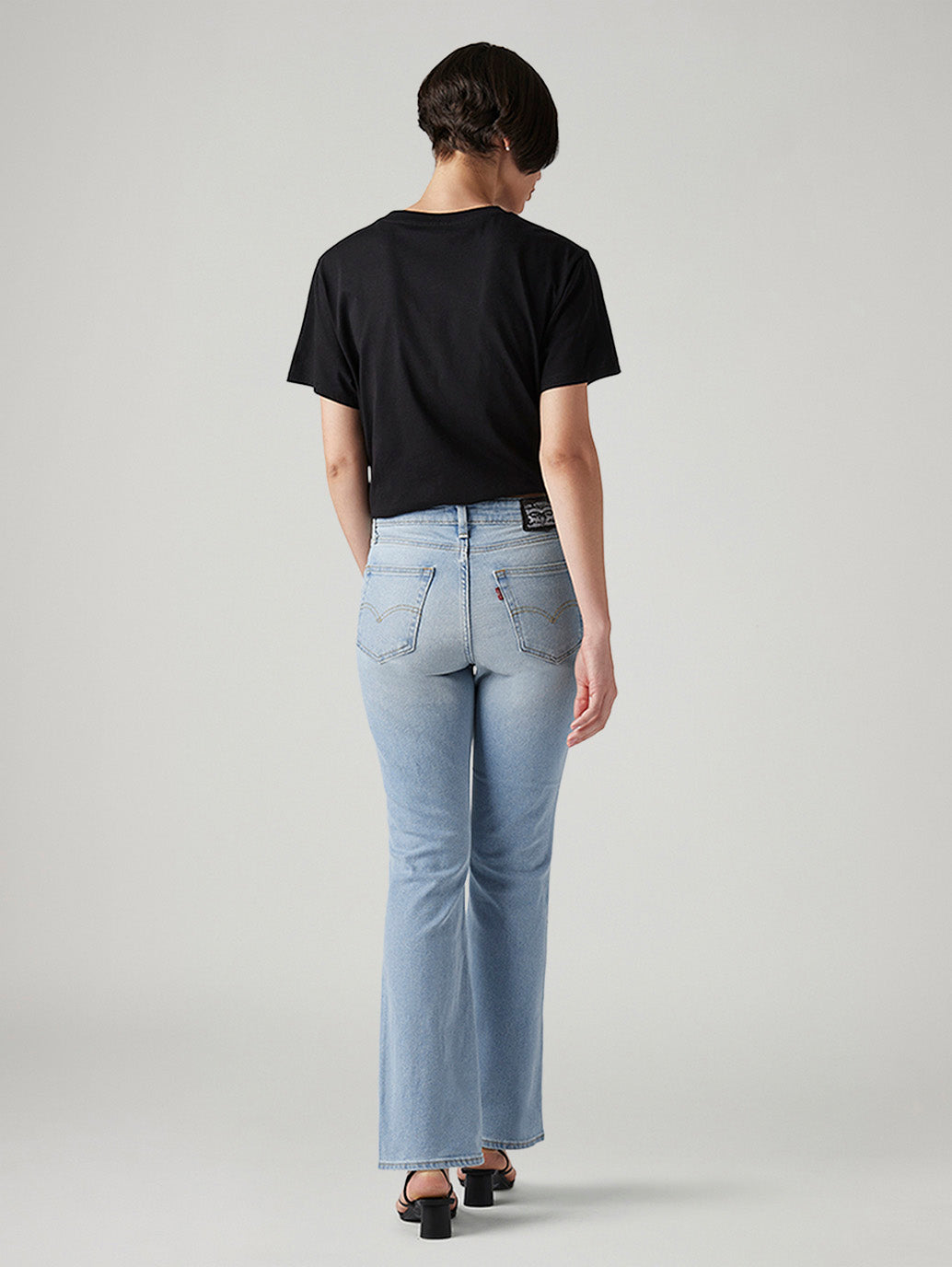 Women's 725 Light Blue Bootcut Fit High Rise Jeans