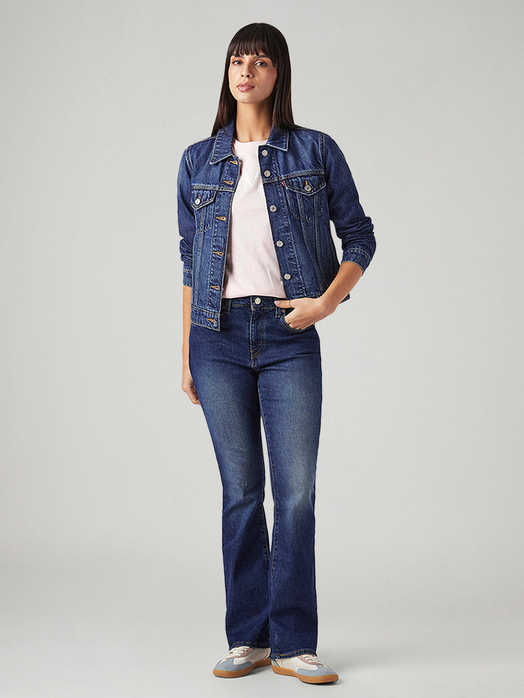 Women's 725 Indigo Bootcut Fit High Rise Jeans