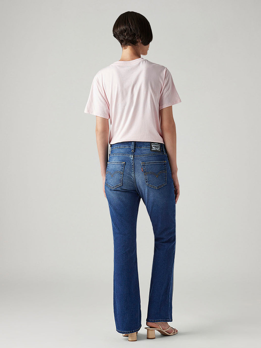 Women's 725 Blue Bootcut Fit High Rise Jeans