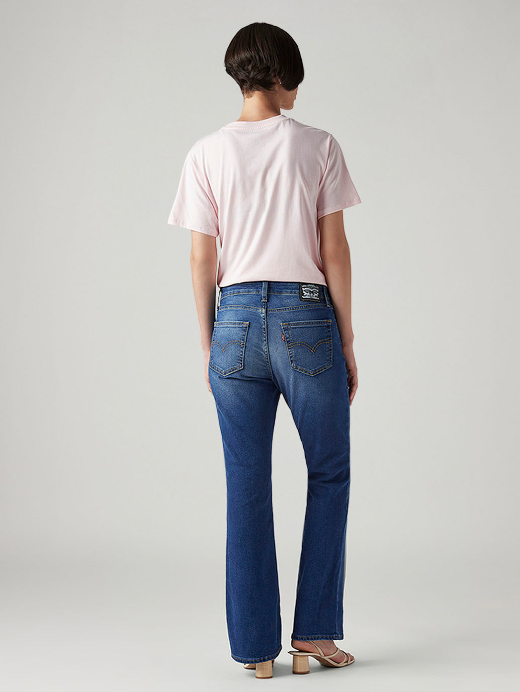 Women's 725 Blue Bootcut Fit High Rise Jeans