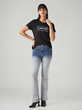 Women's 725 Light Blue Bootcut Fit High Rise Jeans