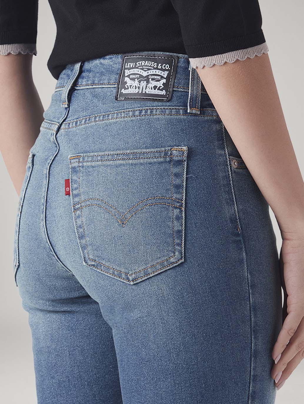 Women's 725 Blue Bootcut Fit High Rise Jeans