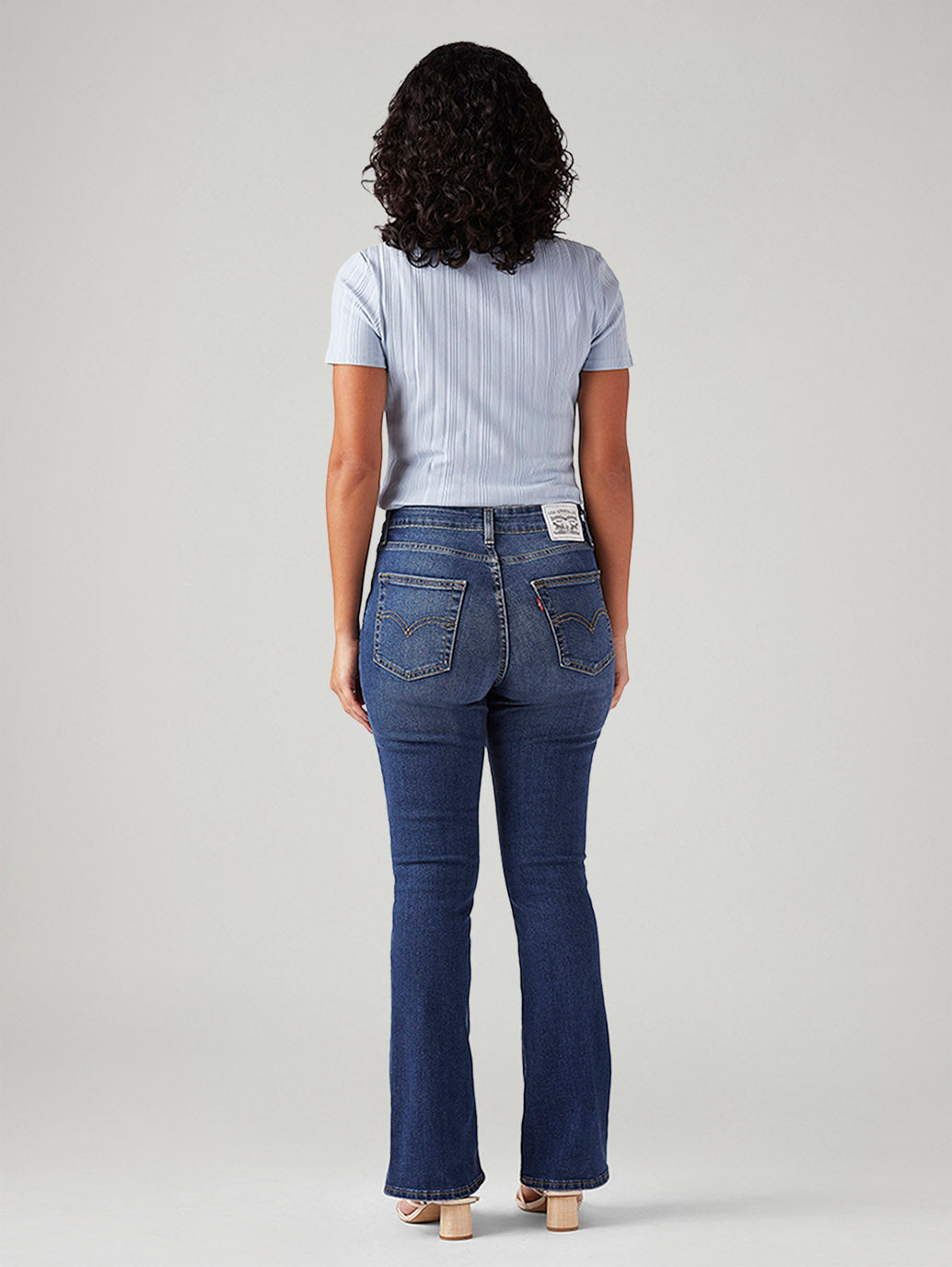 Women's 725 Blue Bootcut Fit High Rise Jeans