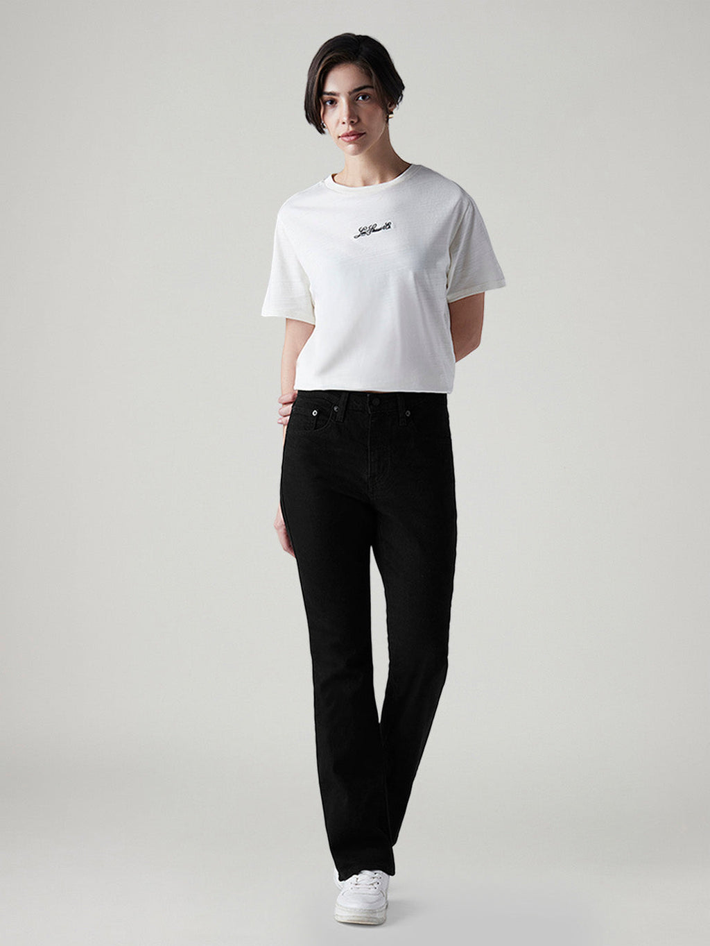Women's 725 Black Bootcut Fit High Rise Jeans