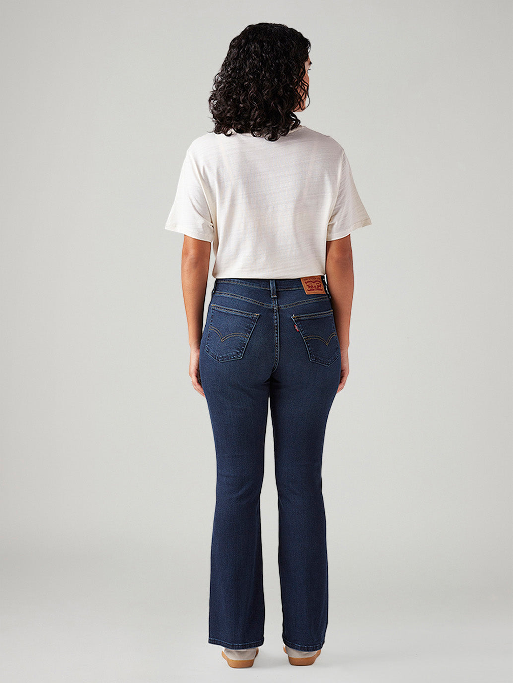 Women's 725 Dark Blue Bootcut Fit High Rise Jeans