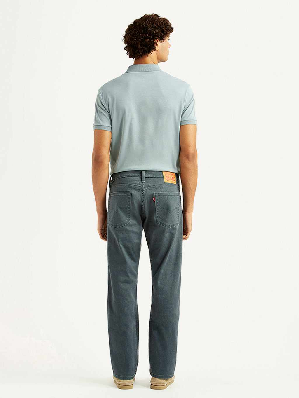 Men's 513 Grey Slim Straight Fit Mid Rise Jeans