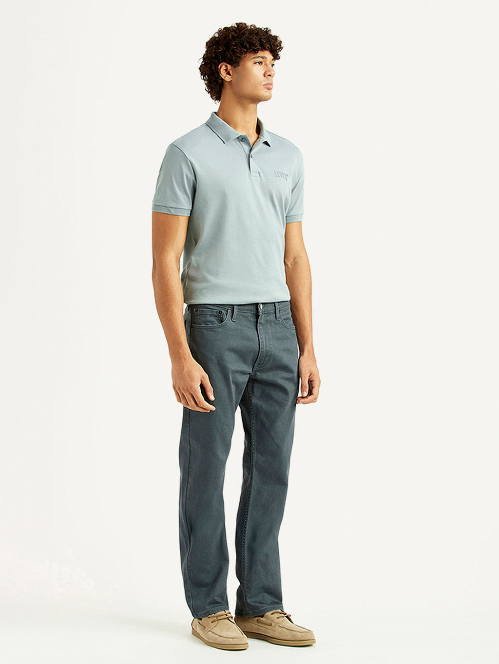 Men's 513 Grey Slim Straight Fit Mid Rise Jeans