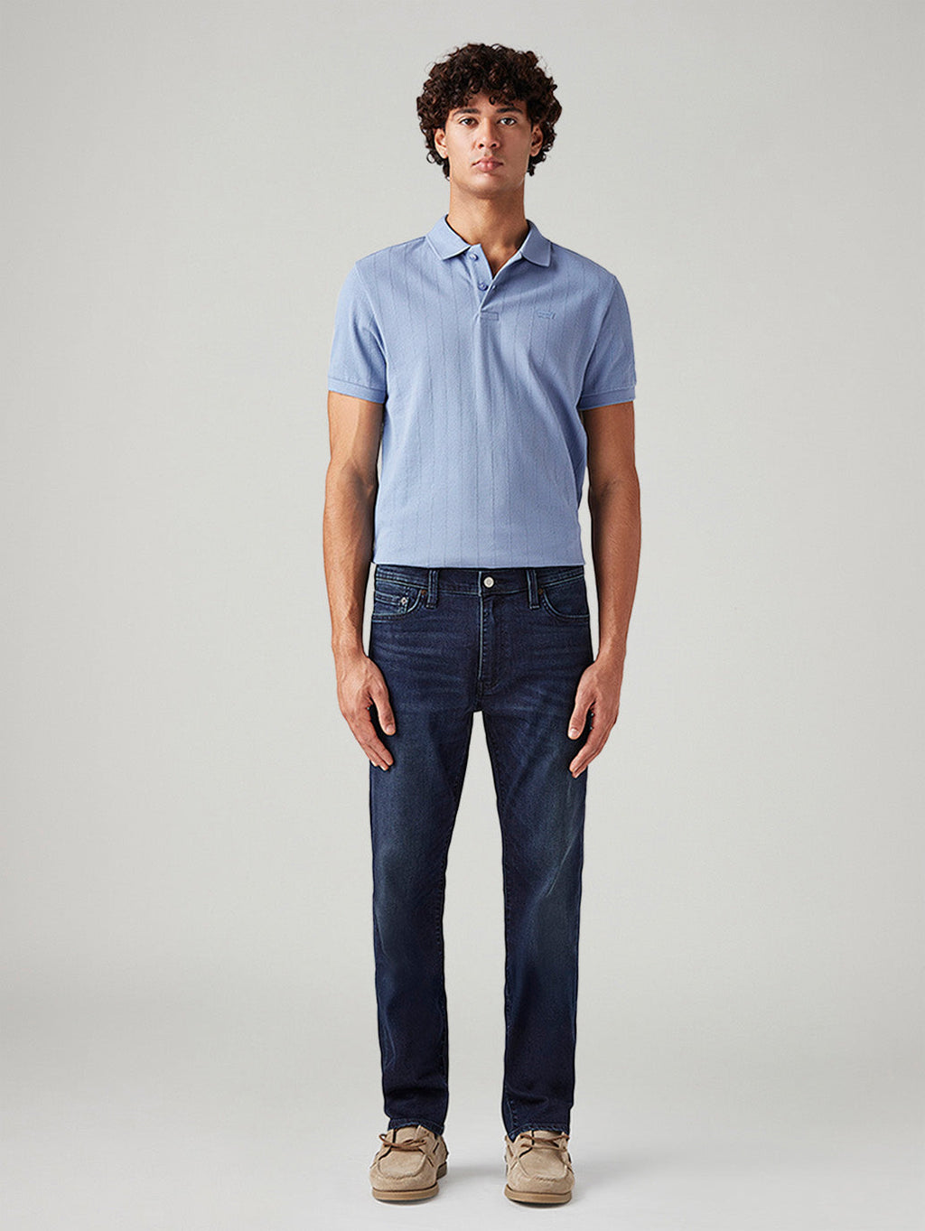 Men's 513 Dark Indigo Slim Straight Fit Mid Rise Jeans