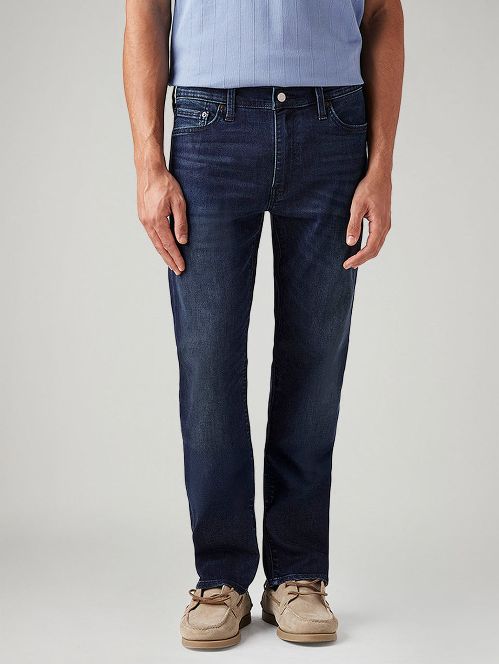 Men's 513 Dark Indigo Slim Straight Fit Mid Rise Jeans