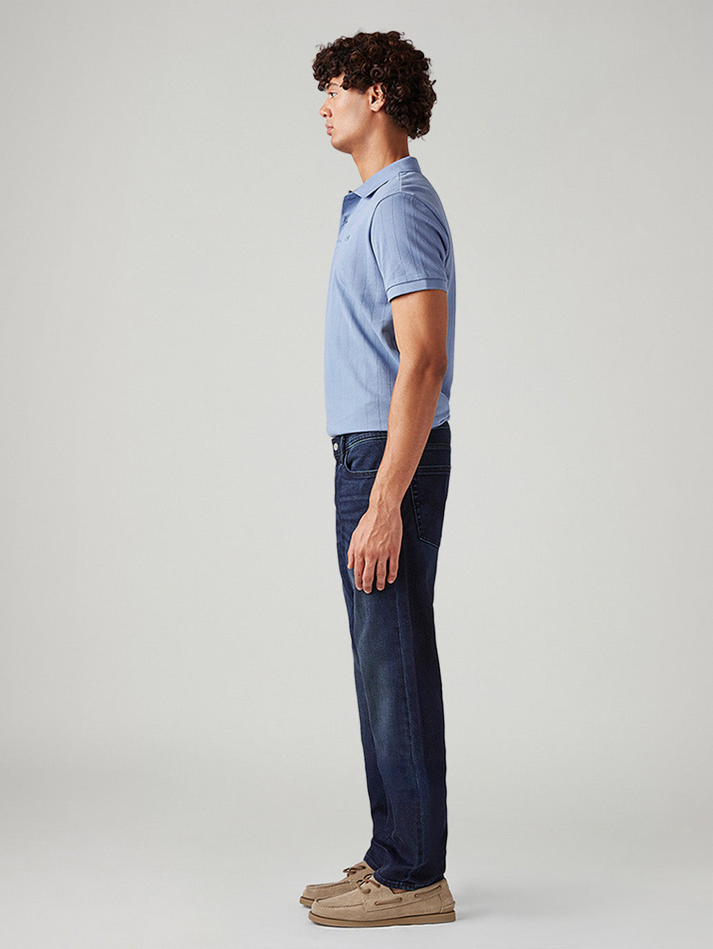 Men's 513 Dark Indigo Slim Straight Fit Mid Rise Jeans