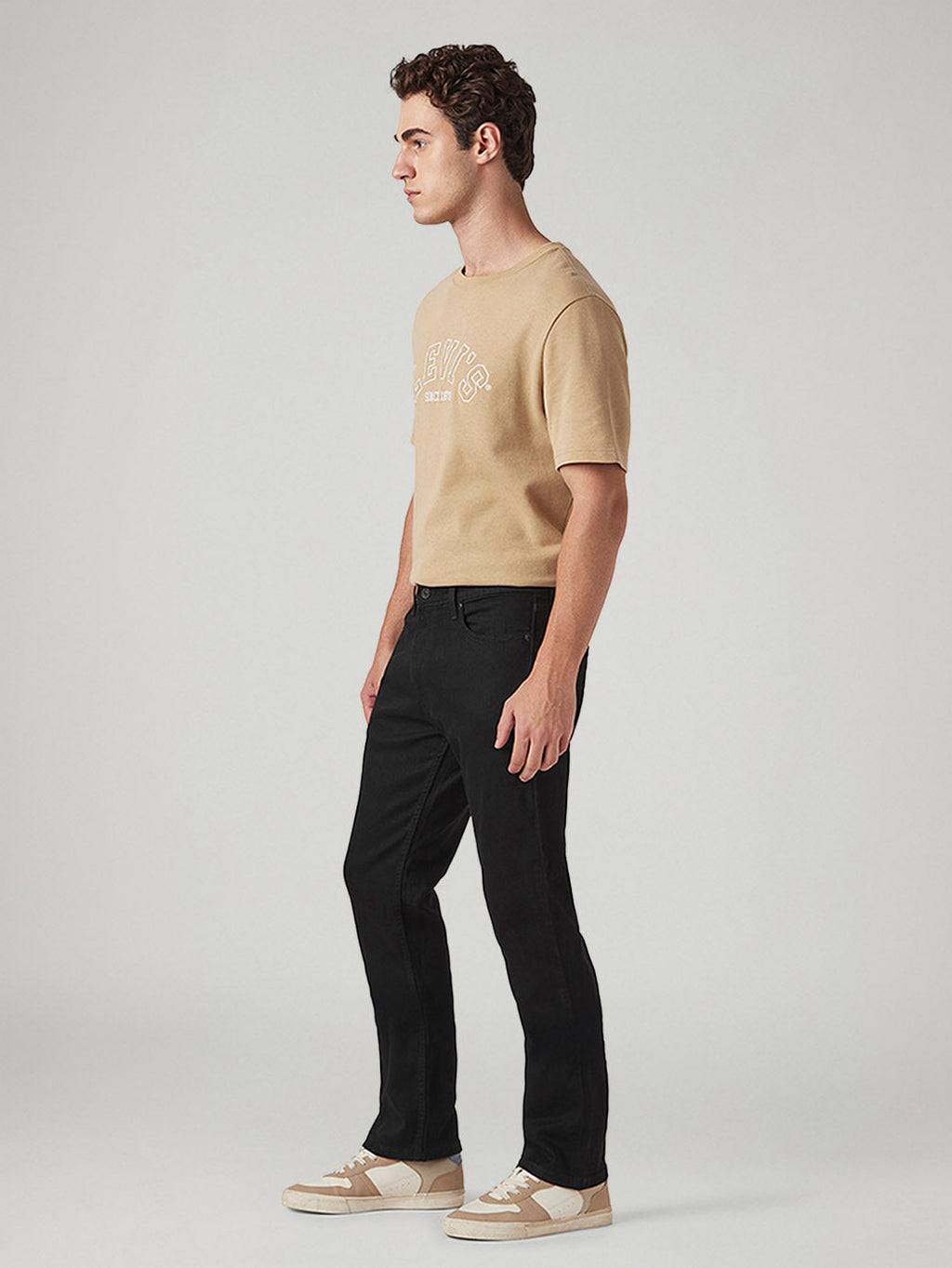 Mens 513 Mid Rise Slim Straight Fit Cotton Stretch Blend Jeans