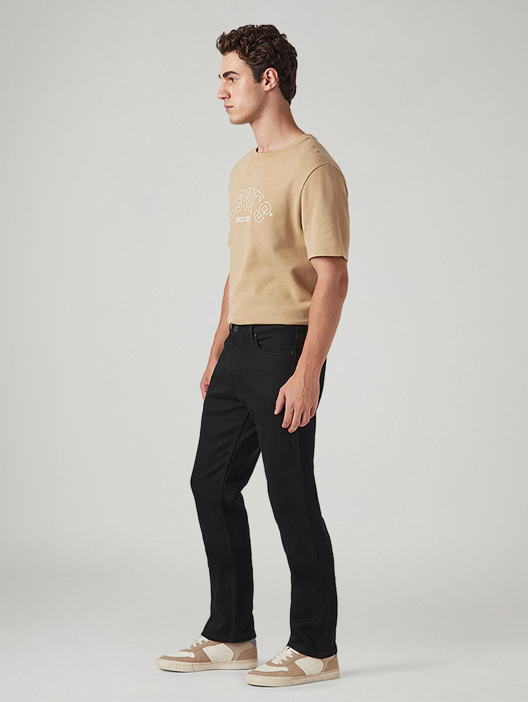 Mens 513 Mid Rise Slim Straight Fit Cotton Stretch Blend Jeans