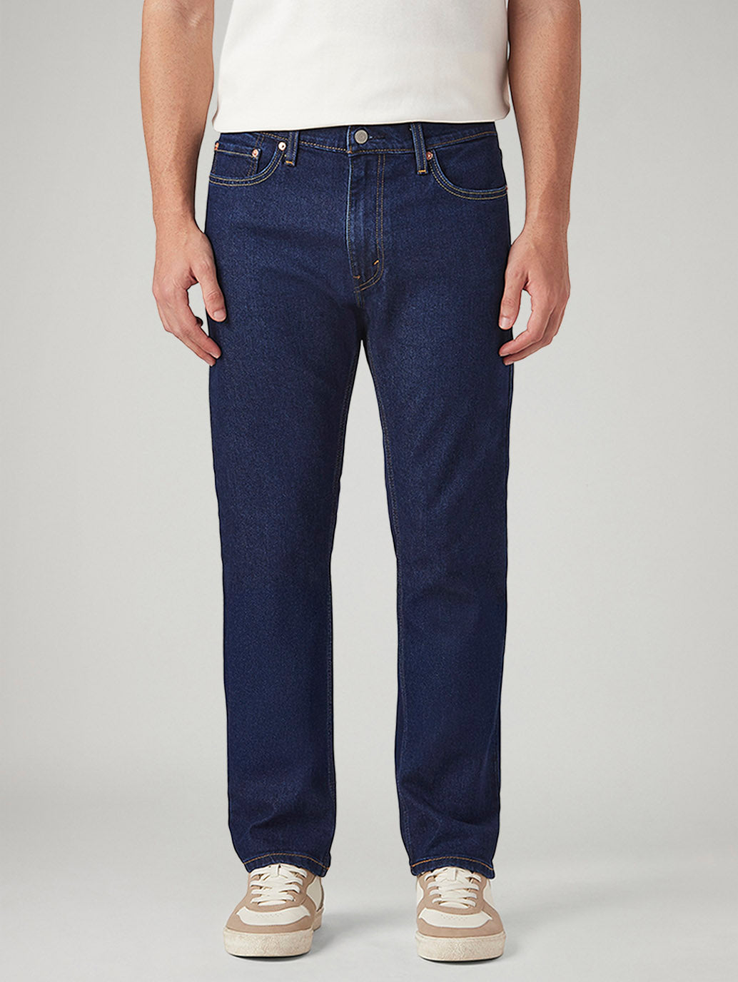 Mens 513 Mid Rise Slim Straight Fit Cotton Stretch Blend Jeans