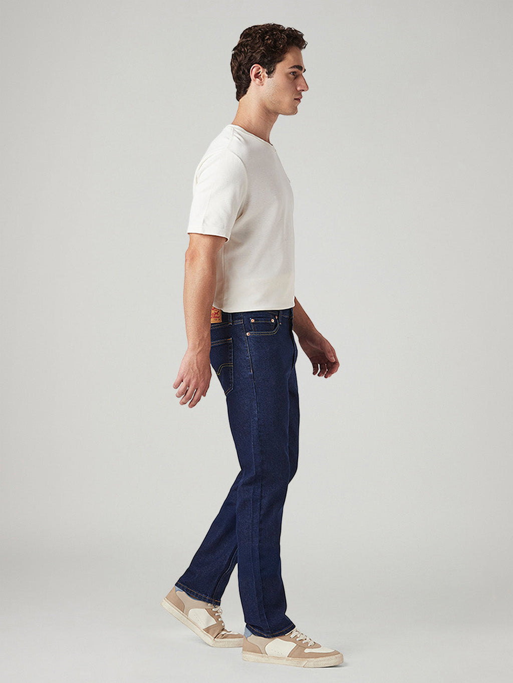 Mens 513 Mid Rise Slim Straight Fit Cotton Stretch Blend Jeans