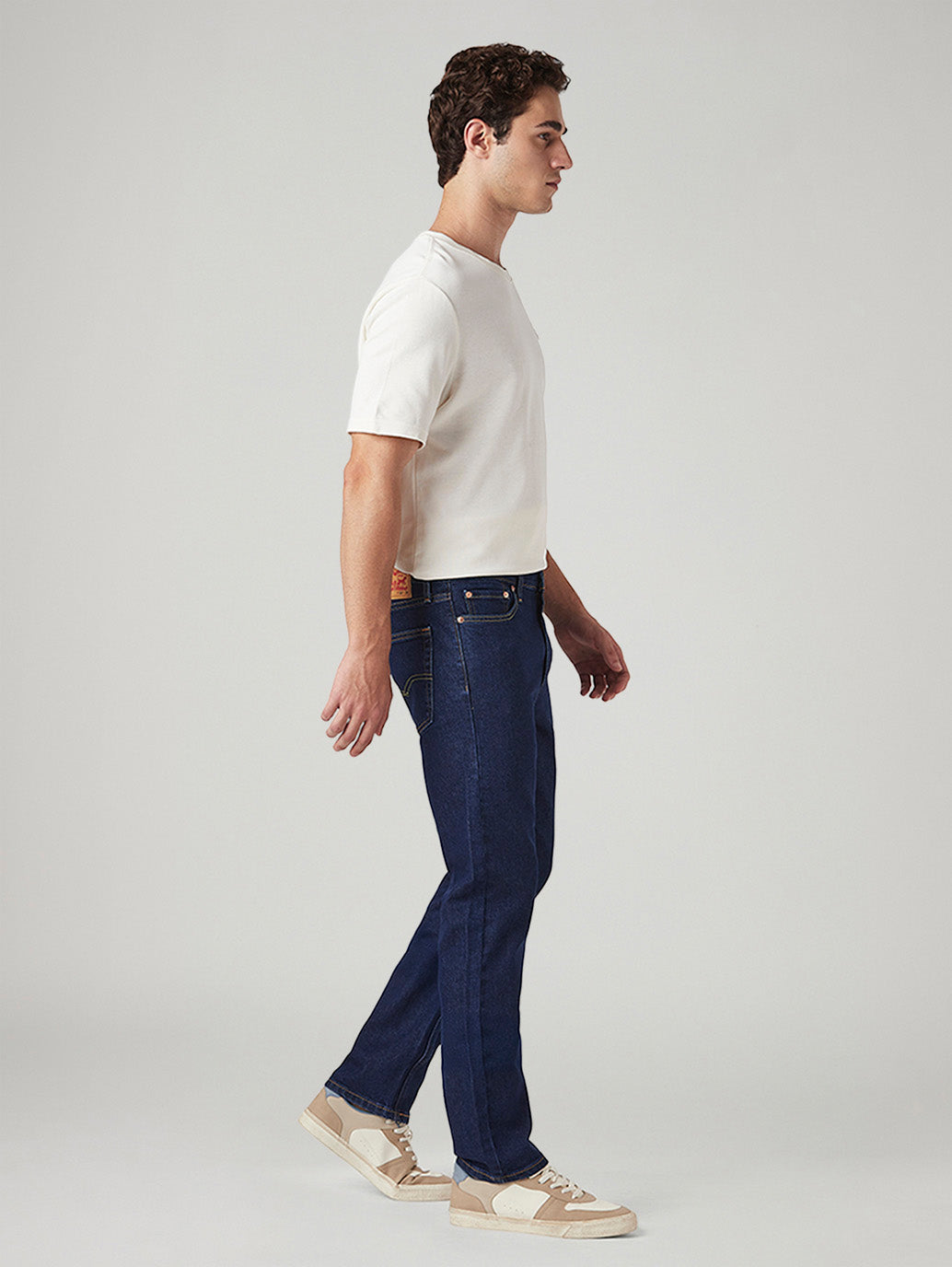 Mens 513 Mid Rise Slim Straight Fit Cotton Stretch Blend Jeans