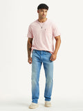 Men's 513 Light Blue Slim Straight Fit Mid Rise Jeans
