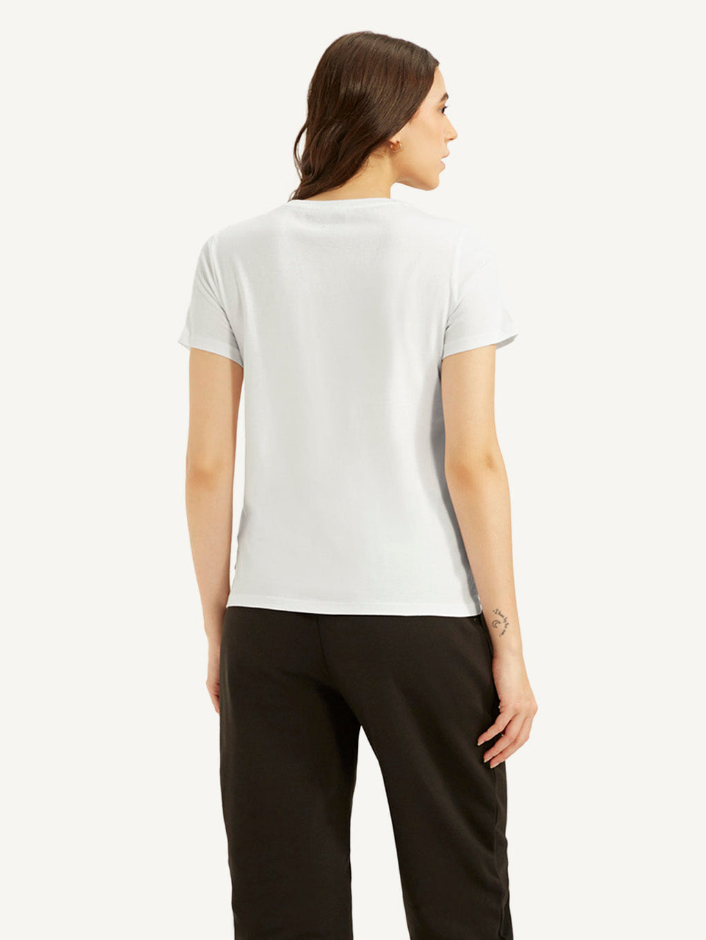 Women's Brand Logo Crew Neck T-Shirt