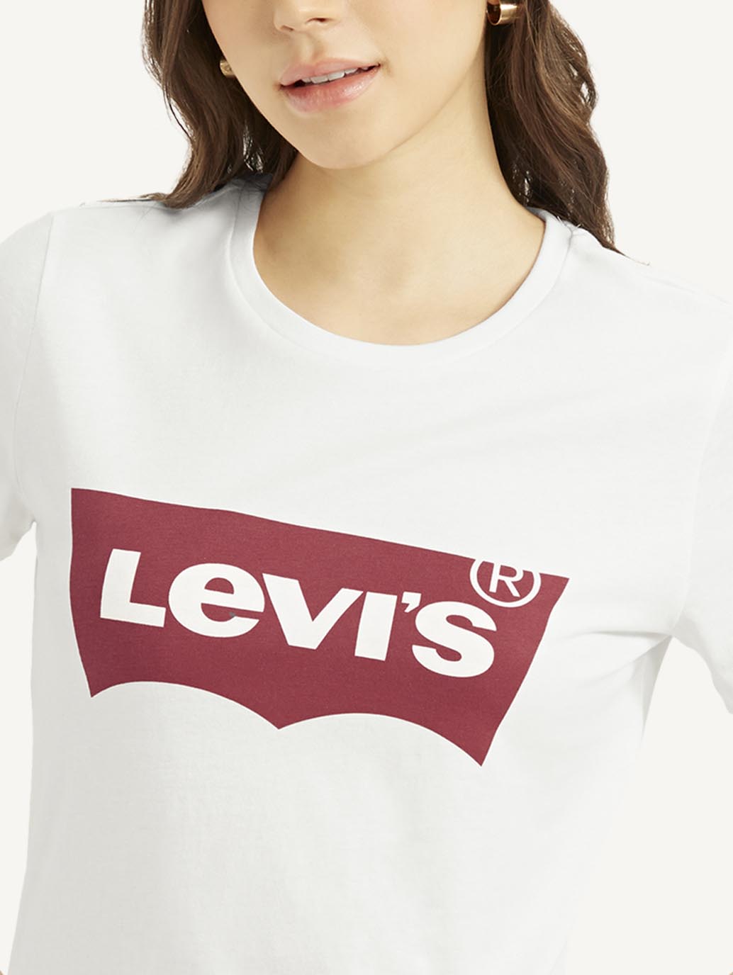 Women's Brand Logo Crew Neck T-Shirt