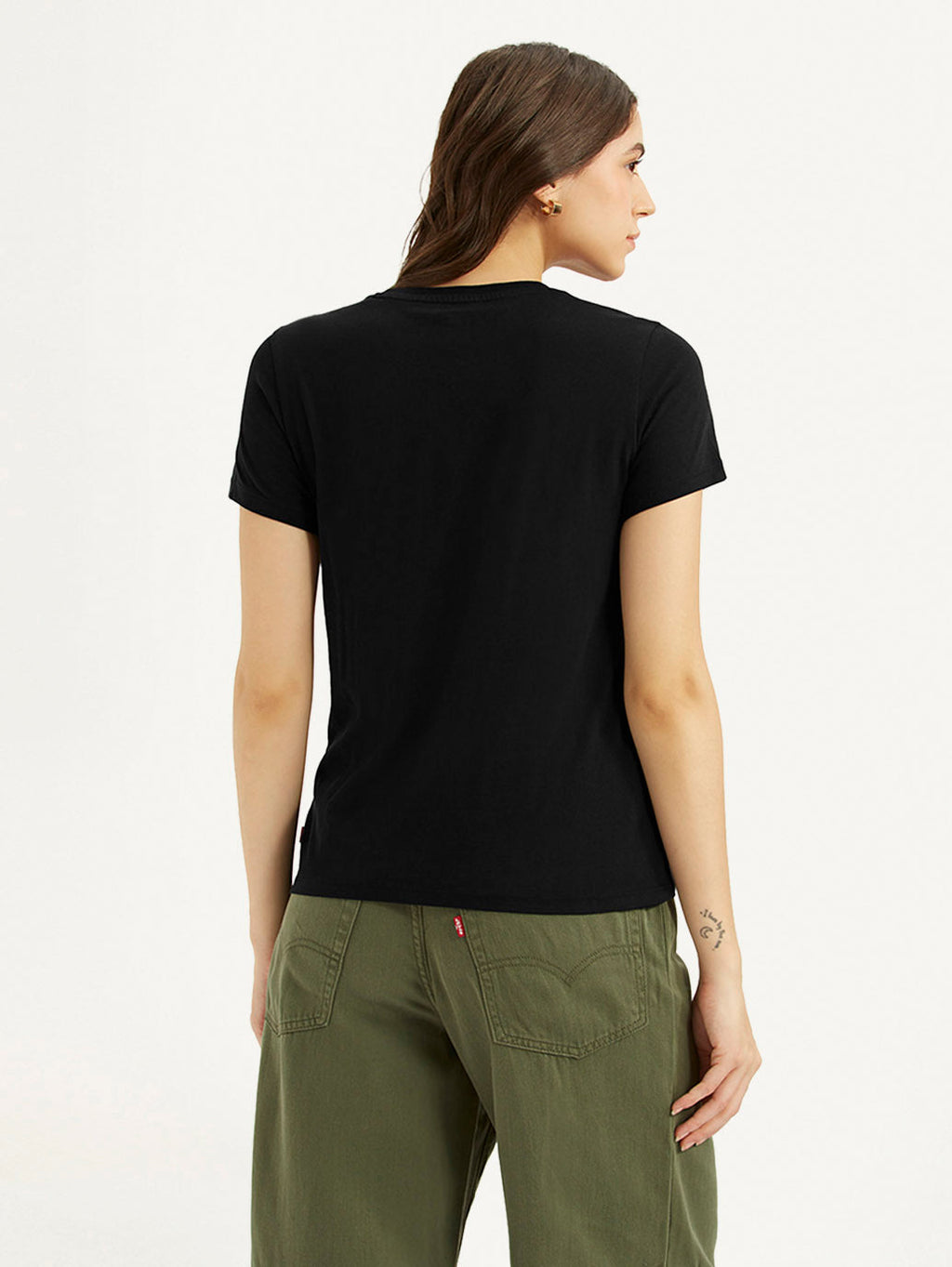 Women's Brand Logo Crew Neck T-shirt