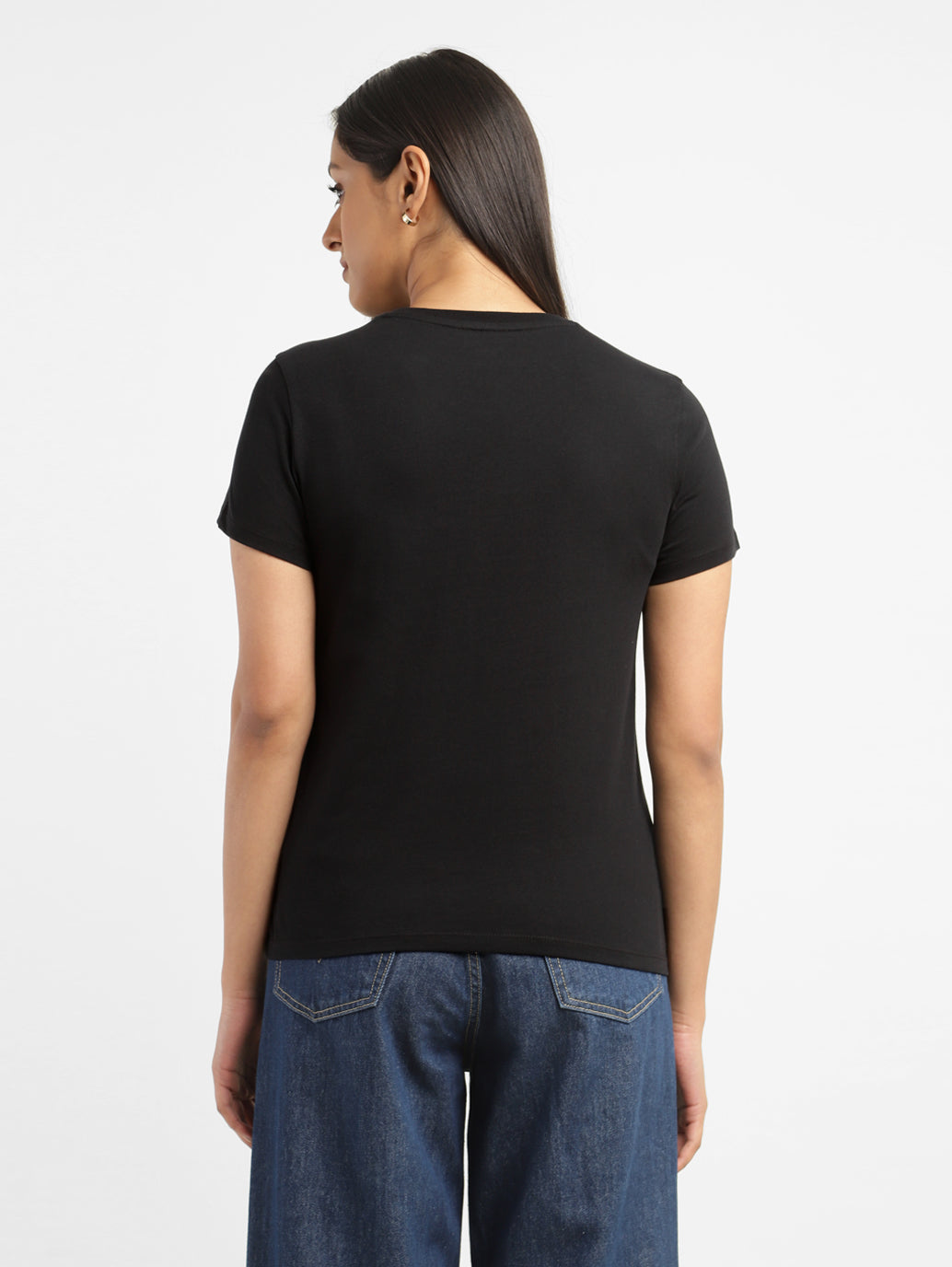 Women's Brand Logo Regular Fit T-shirt