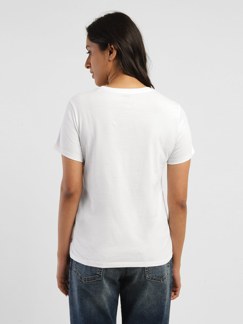 Women's Brand Logo Crew Neck T-shirt