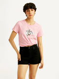 Women's Graphic Print Crew Neck T-shirt